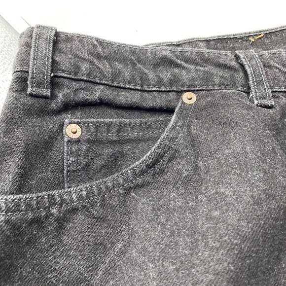 Vintage Levis 634 Denim Jeans Mens 40 Inch Waist Black 90s Y2K Orange Tab Canada - Picture 9 of 16